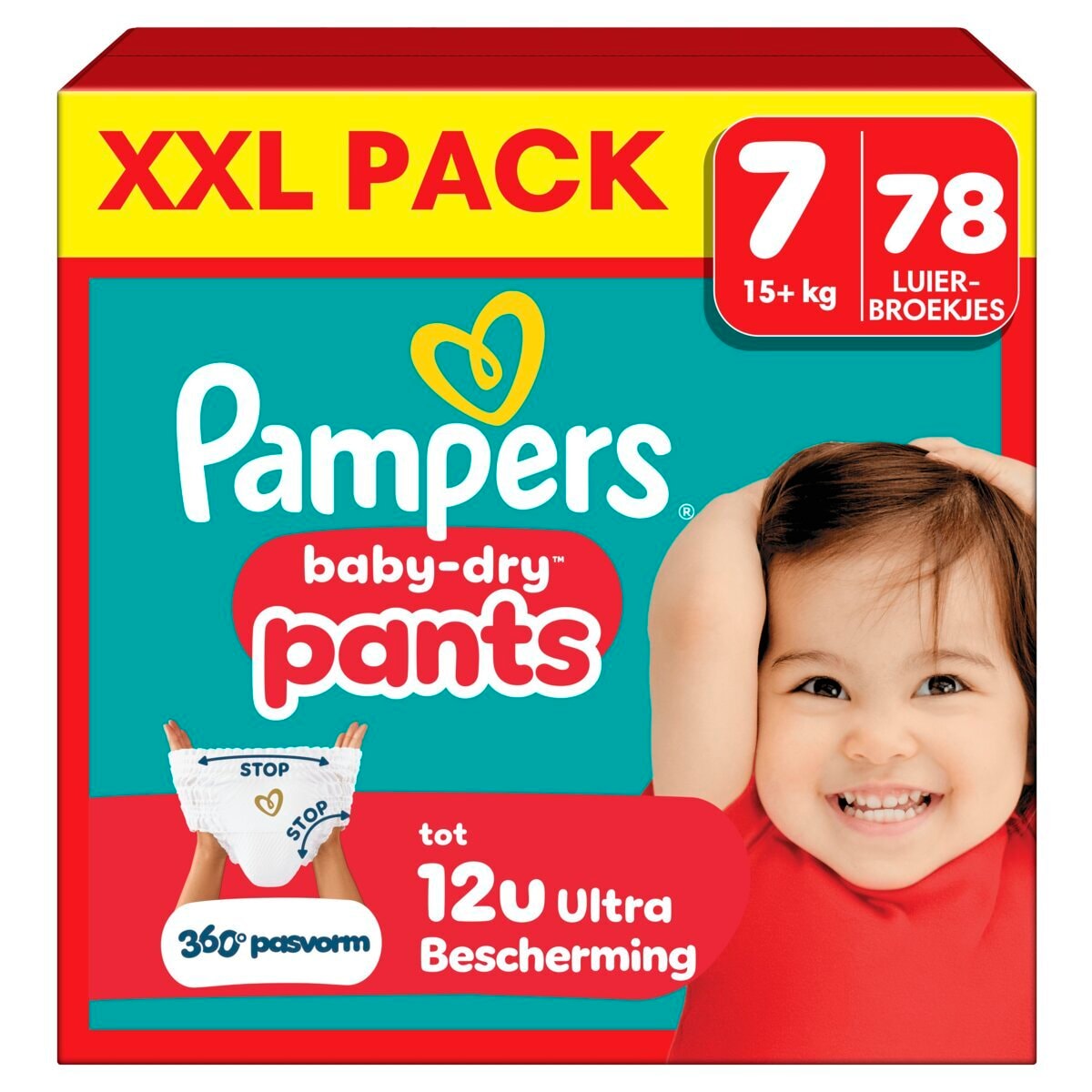 Pampers Baby-Dry Pants Maat 7 Luierbroekjes