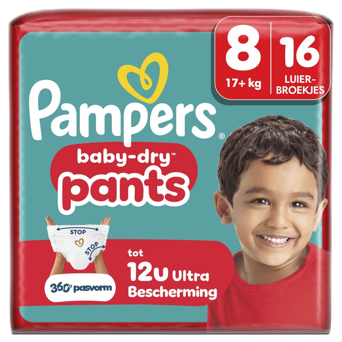 Pampers Baby-Dry Pants Maat 8 Luierbroekjes