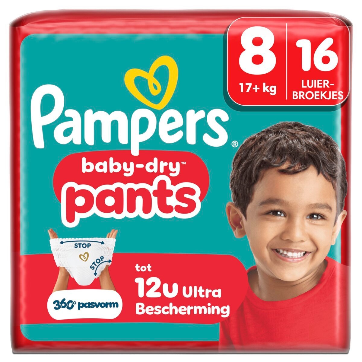 Pampers Baby-Dry Pants Maat 8 Luierbroekjes