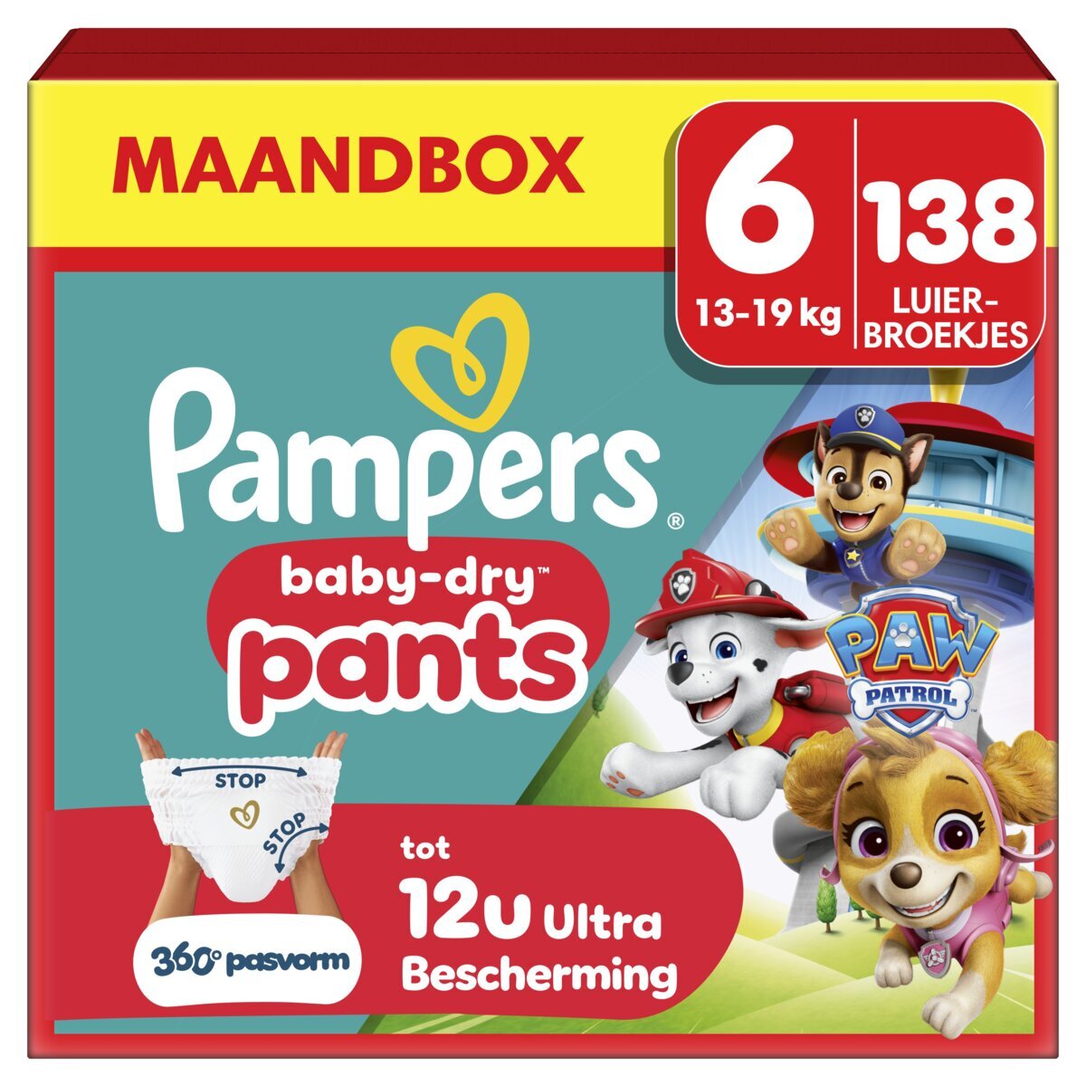 Pampers Baby-Dry Paw Patrol Pants Maat 6 Luierbroekjes