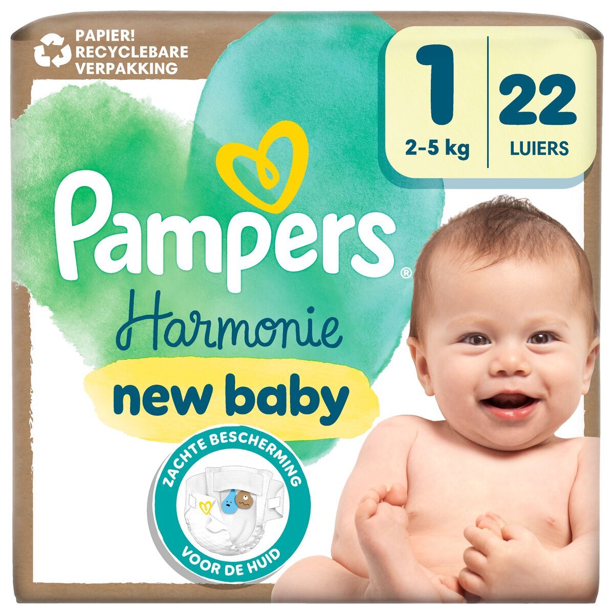Pampers Harmonie Maat 1 Luiers