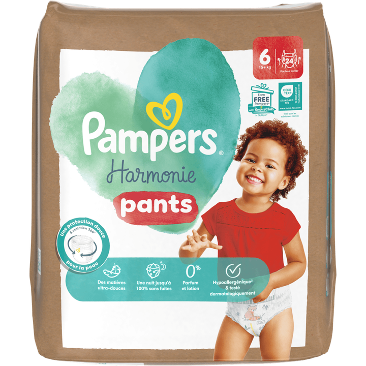 Pampers Harmonie Pants Maat 6, 24 Luierbroekjes