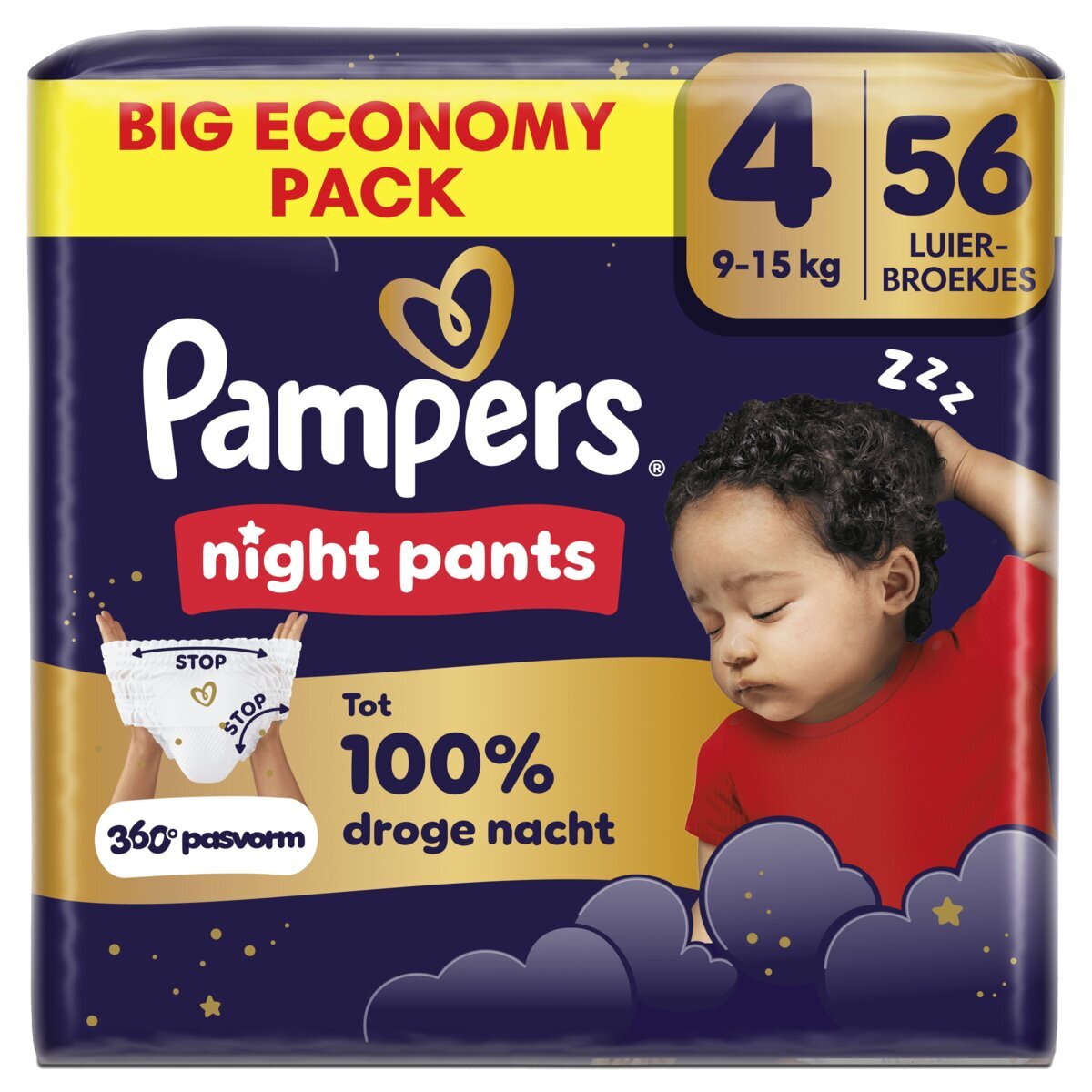Pampers Night Pants Maat 4 Luierbroekjes