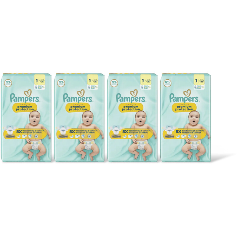 Pampers Premium protection luiers maat 1 4-pack