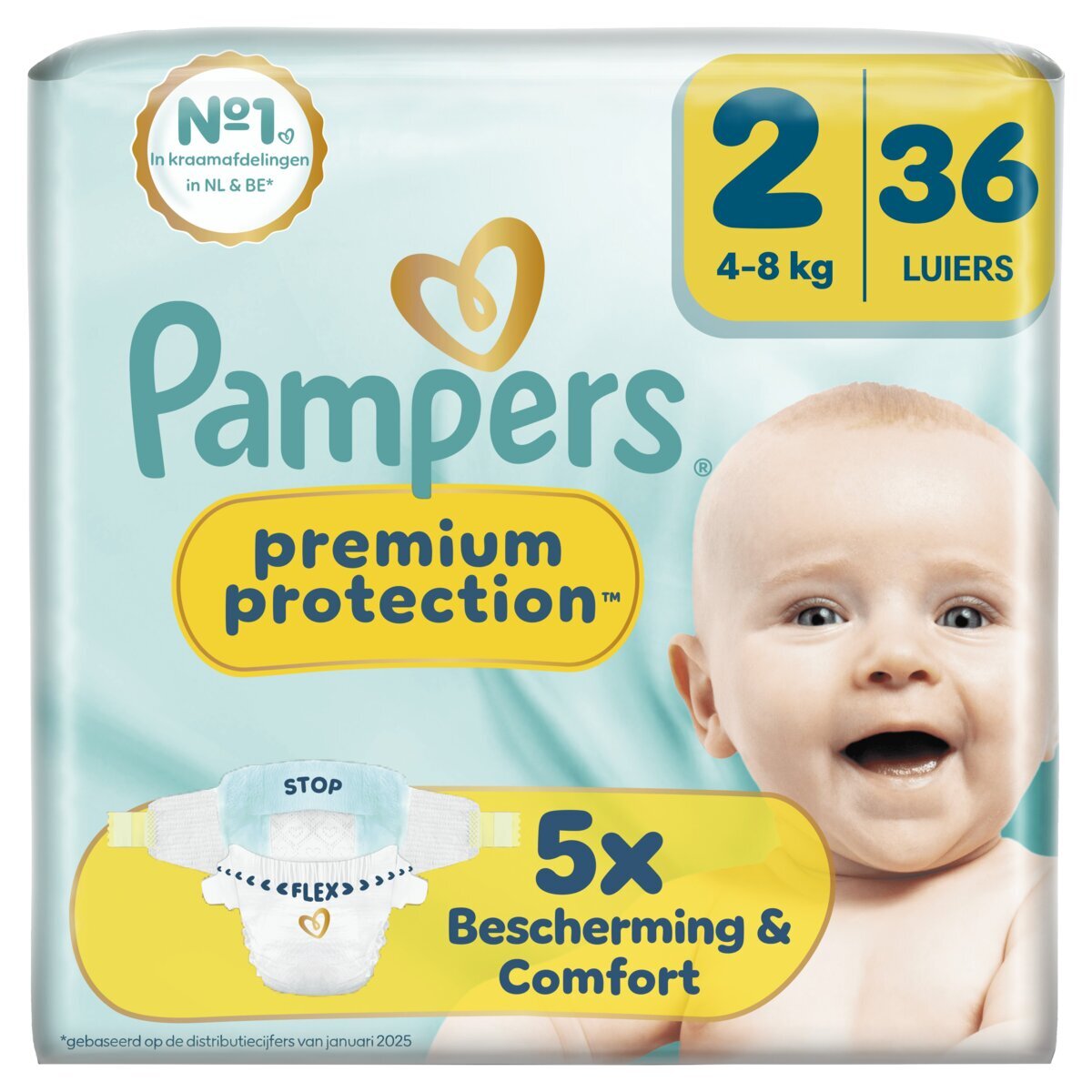 Pampers Premium Protection Maat 2 Luiers