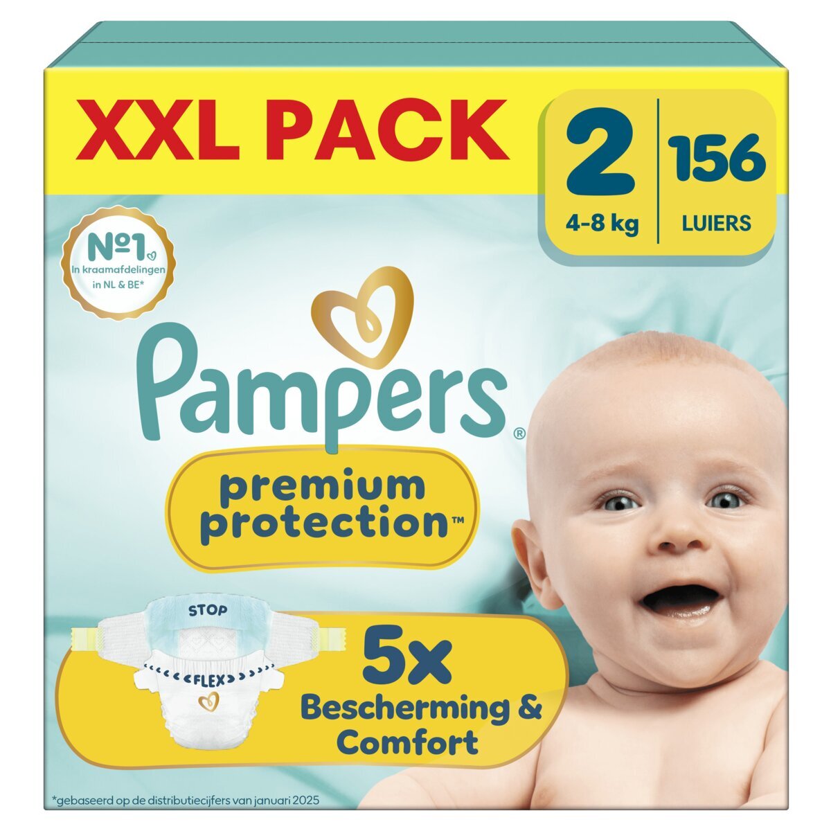 Pampers Premium Protection Maat 2 Luiers