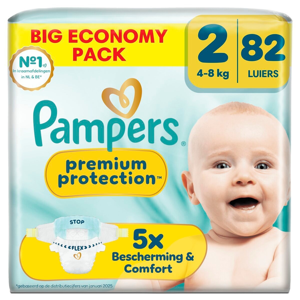 Pampers Premium Protection Maat 2 Luiers