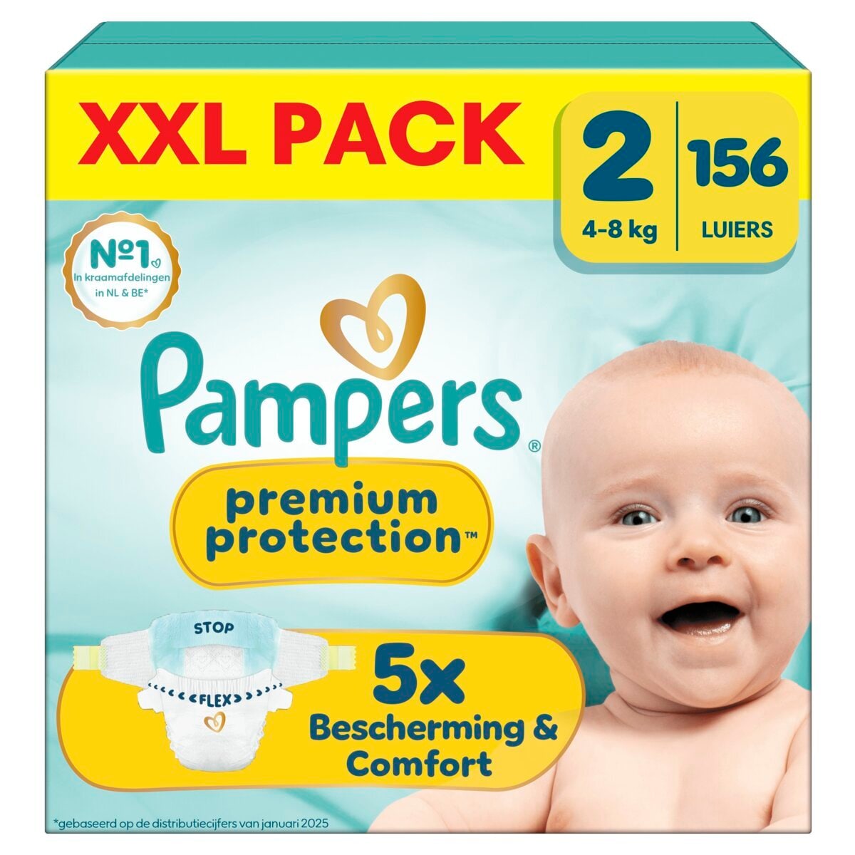 Pampers Premium Protection Maat 2 Luiers