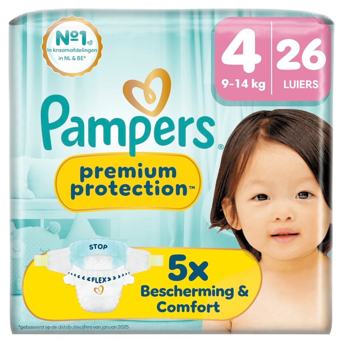 Pampers Premium Protection Maat 4 Luiers