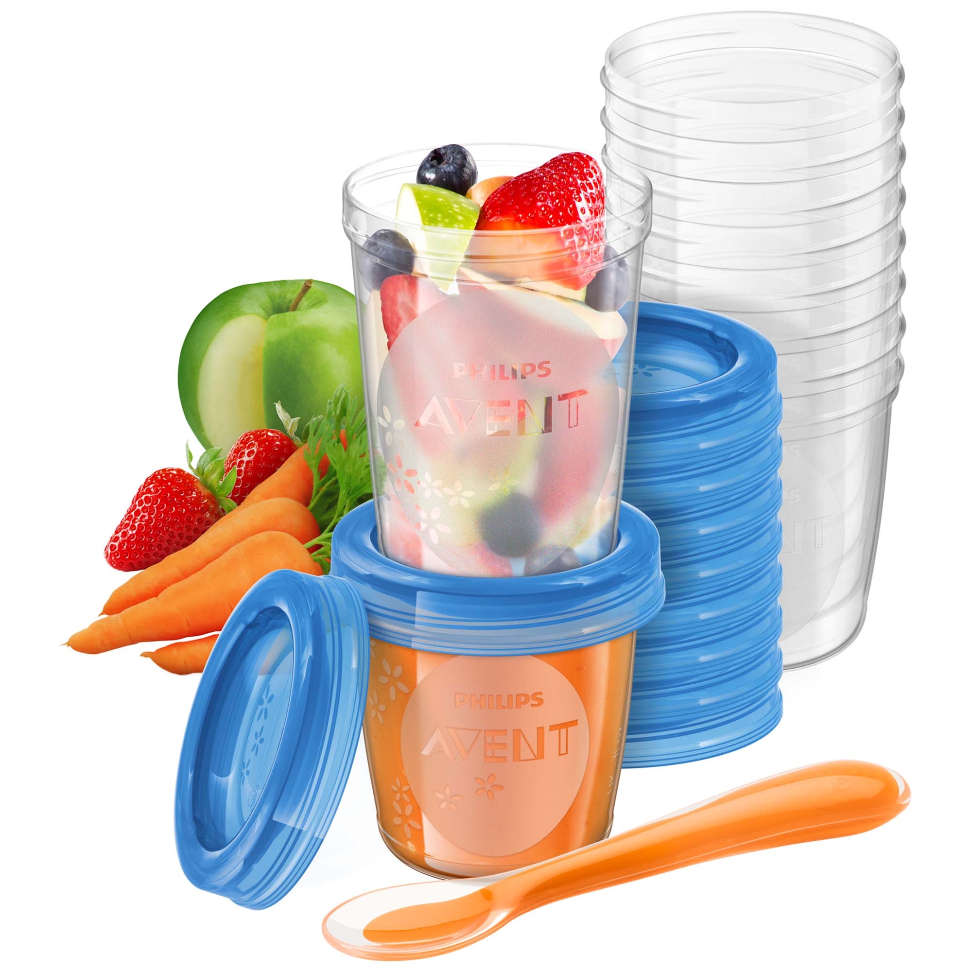 Philips Avent bewaarbekers voor voeding 180 ml en 240 ml - 20 stuks