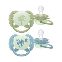 Philips Avent Fopspeen - Ultra Soft Nighttime - 18+ maanden - 2 stuks - Glow in the Dark