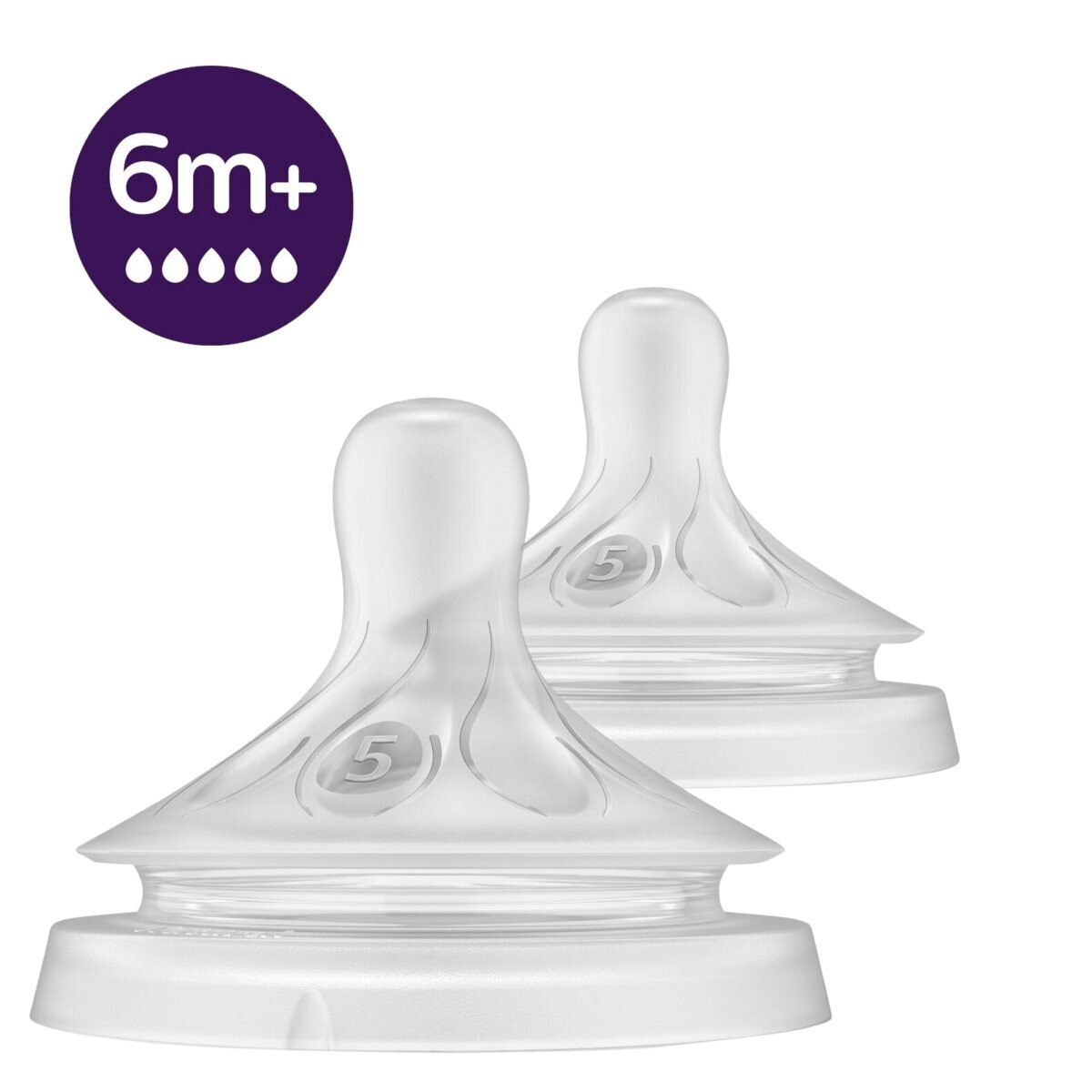 Philips Avent Natural SCY965/02 6+M Flesspeen