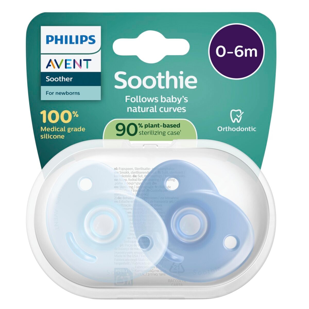 Philips Avent Soother 0-6M SCF099/26 Soothie Fopspeen