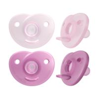 Philips Avent Soothie Hart - 0-6 Mnd - 2 Stuks - Plant-based - Roze