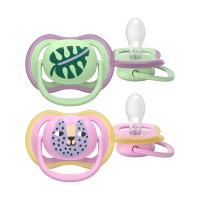 Philips Avent Ultra Air Fopspeen - 6-18 Mnd - 2 Stuks - Plant-based