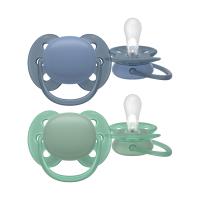 Philips Avent Ultra Soft Fopspeen - 6-18 Mnd - 2 Stuks - Plant-based