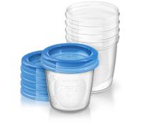 Philips Avent Via Bewaarbekers 180ml (5 stuks) - SCF619/05
