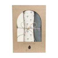 Pine Cone Gift Box Hydrofiele Doeken - 3 Stuks - 120 x 120 cm - Flower Meadow