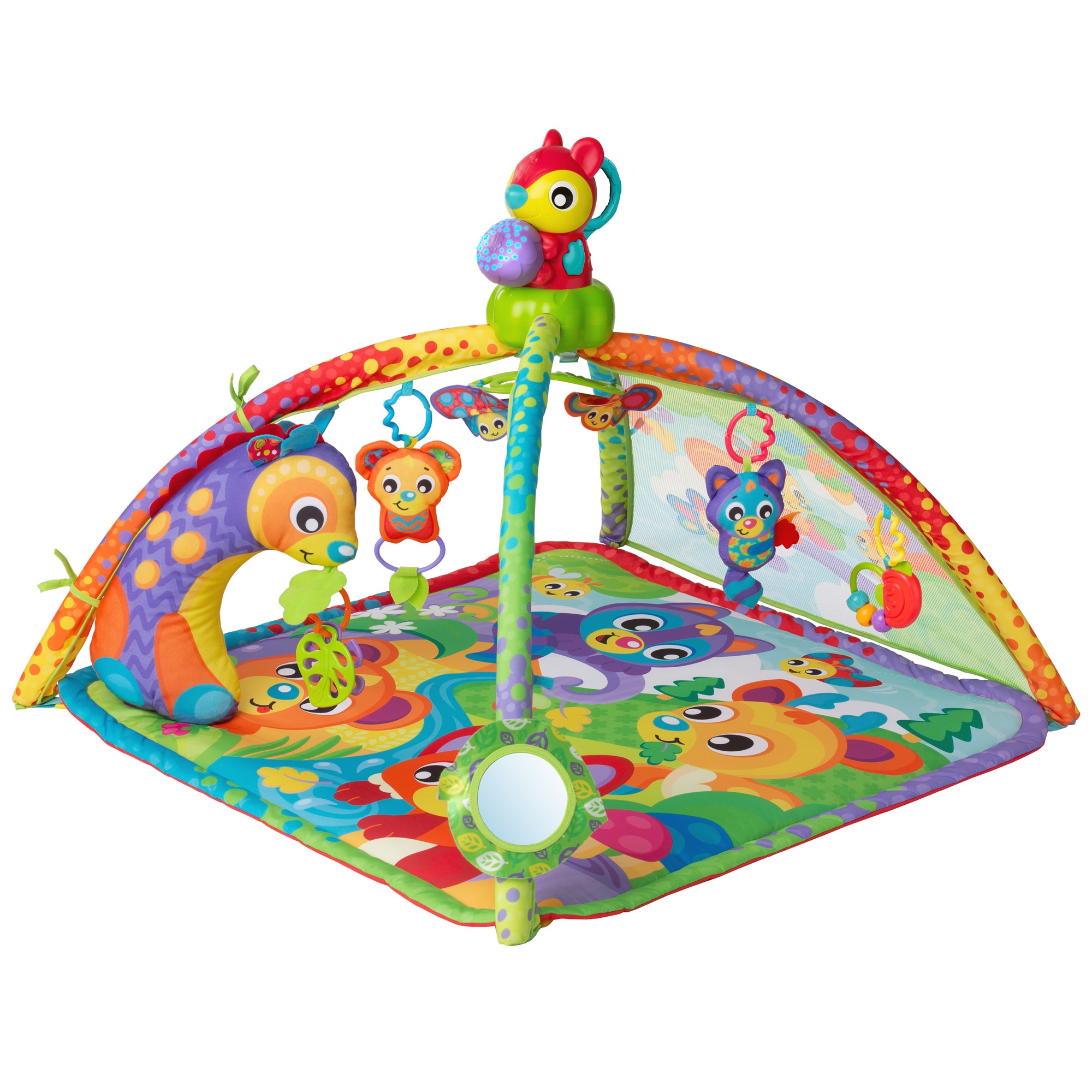 Playgro 4-in-1 speelkleed Woodlands muziek & projector