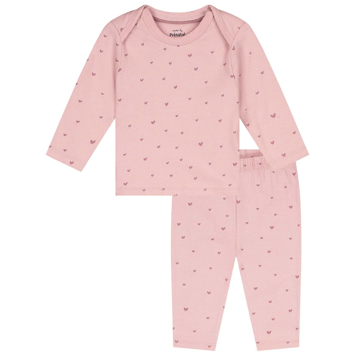Prénatal baby pyjama hartjes