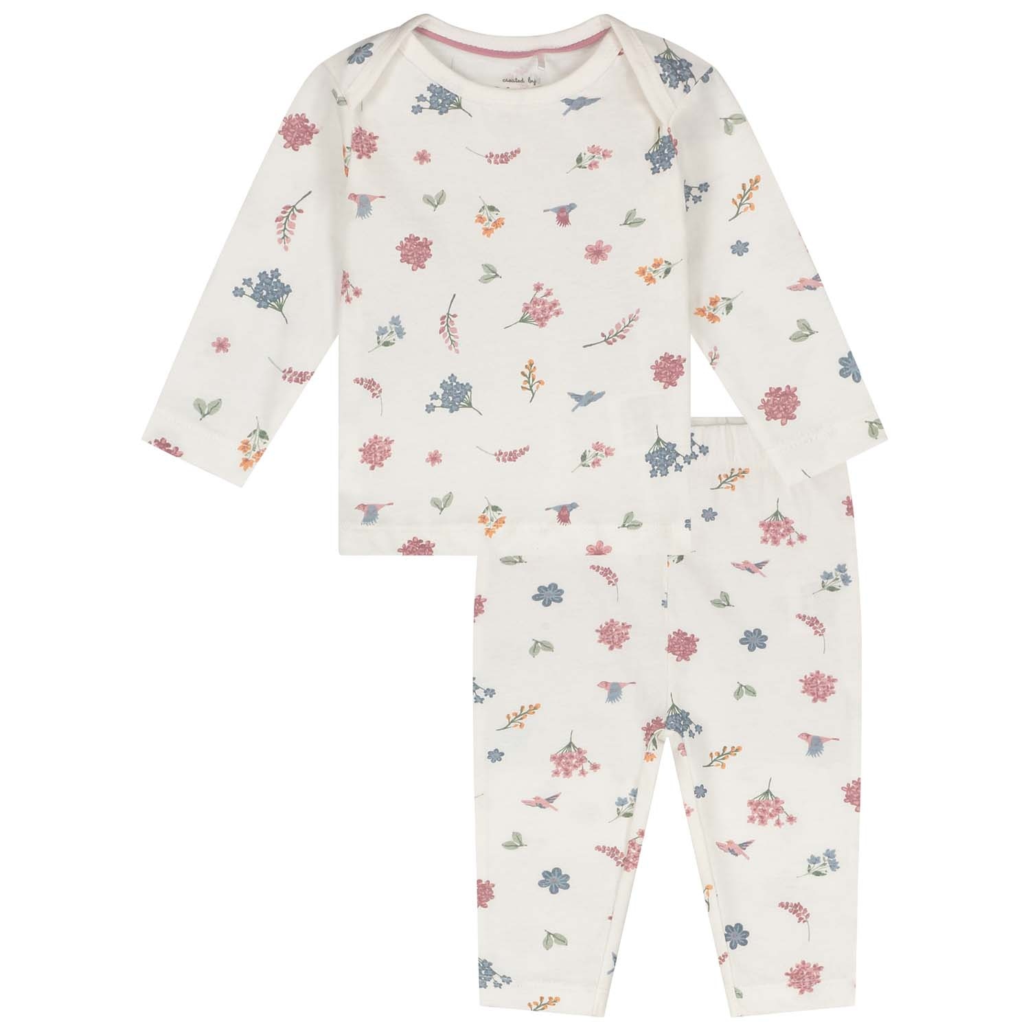 Prénatal baby pyjama vogeltjes