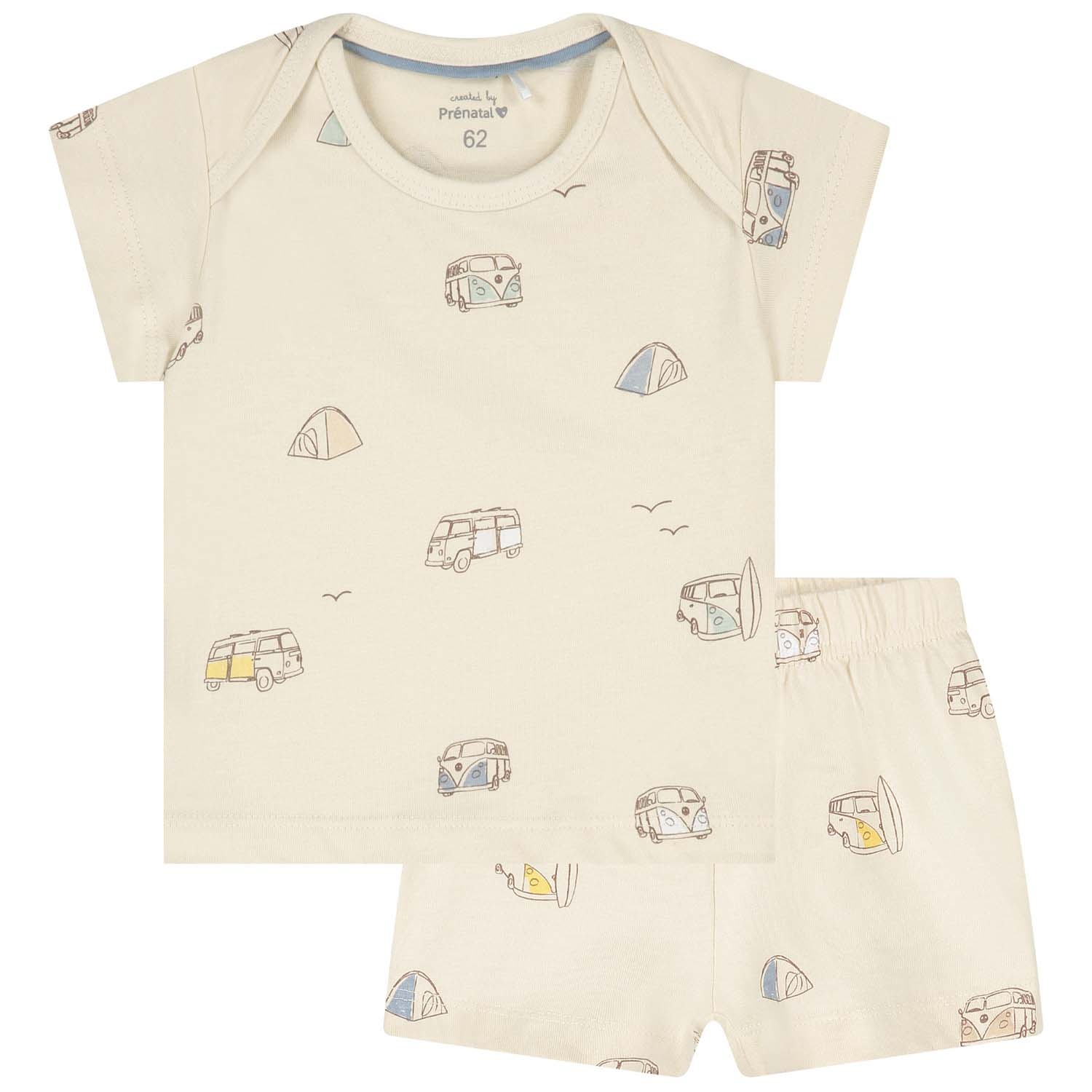 Prénatal baby shortama camping