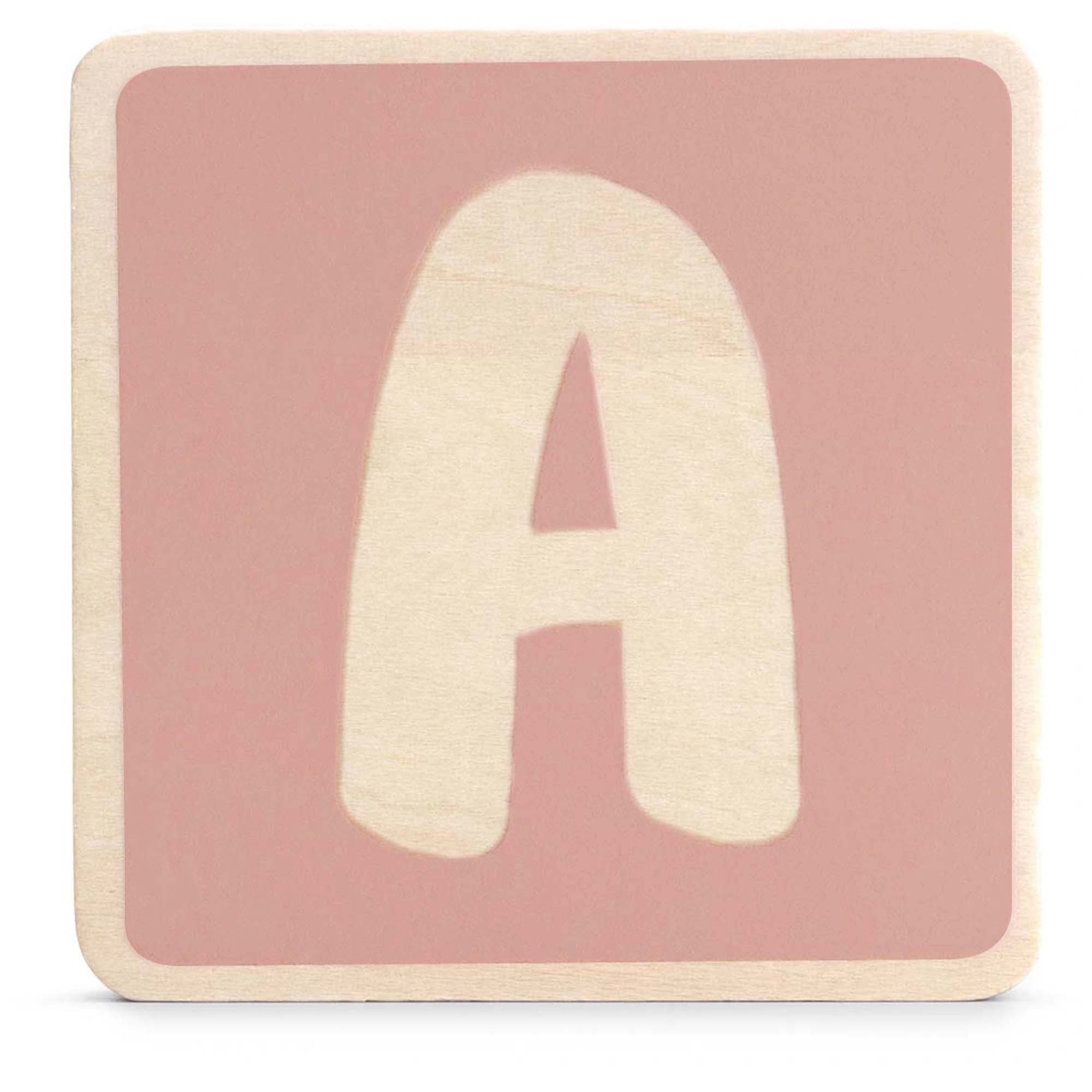 Prénatal houten namentrein letter A
