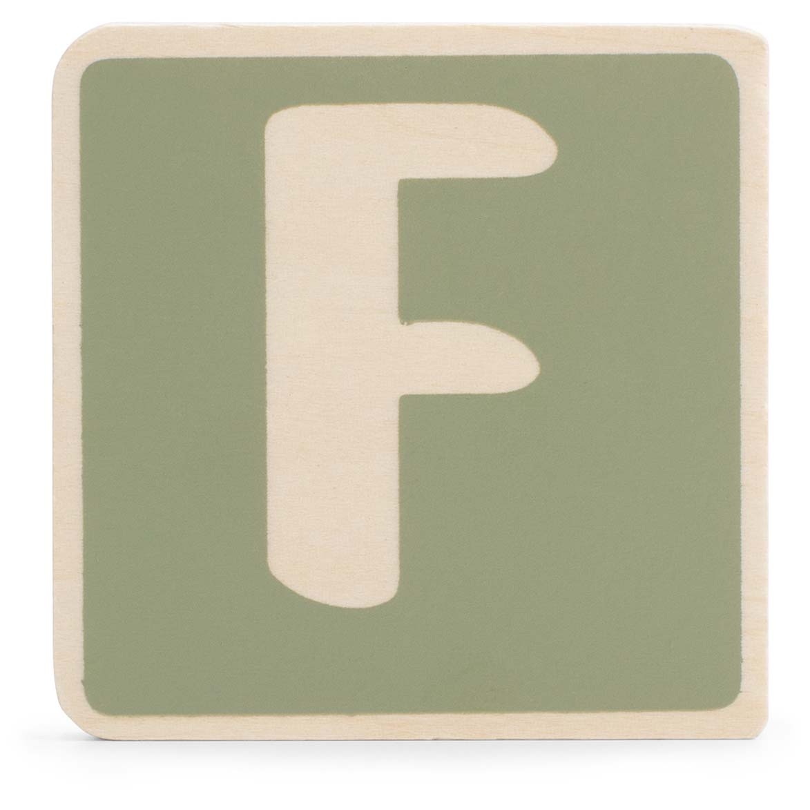 Prénatal houten namentrein letter F
