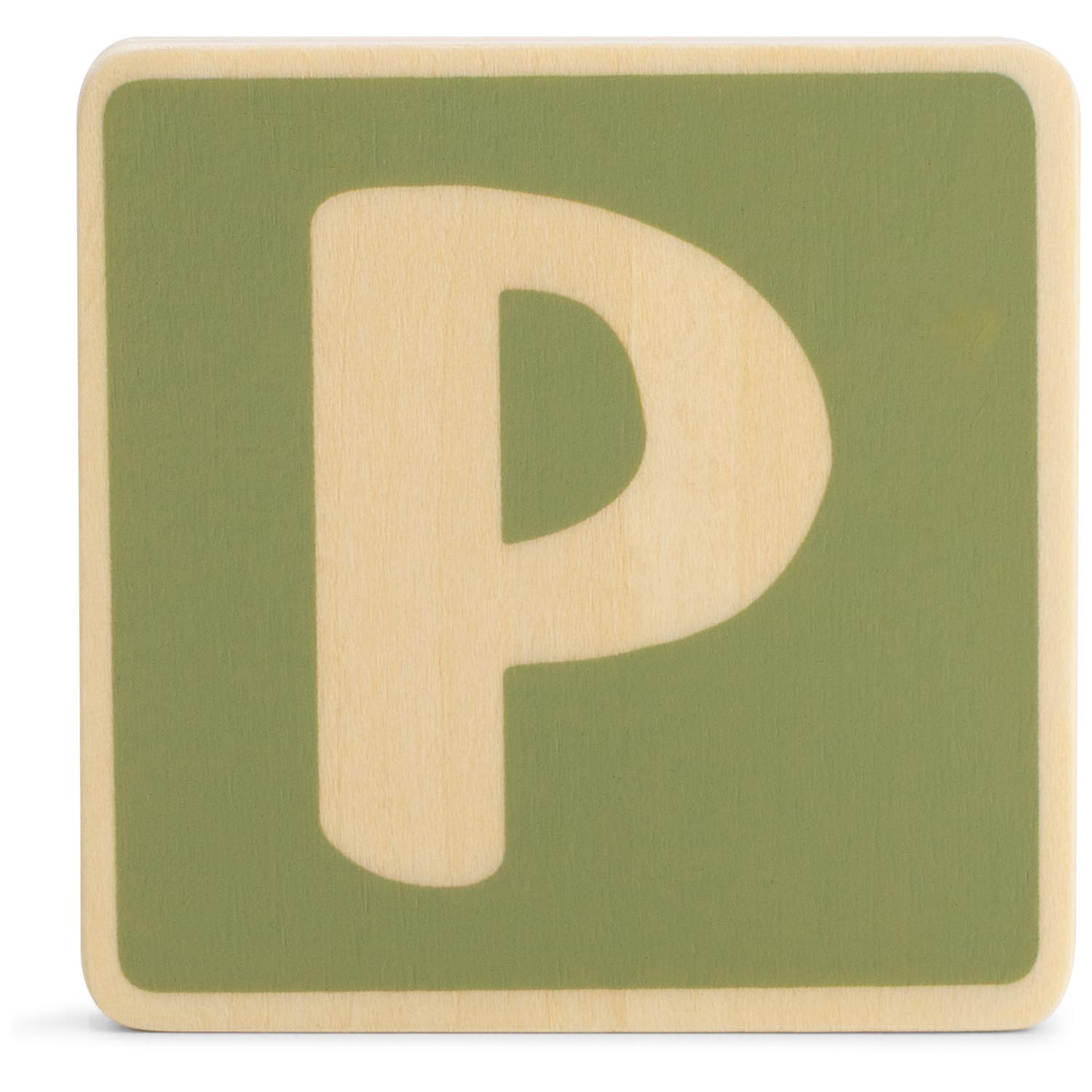 Prénatal houten namentrein letter P