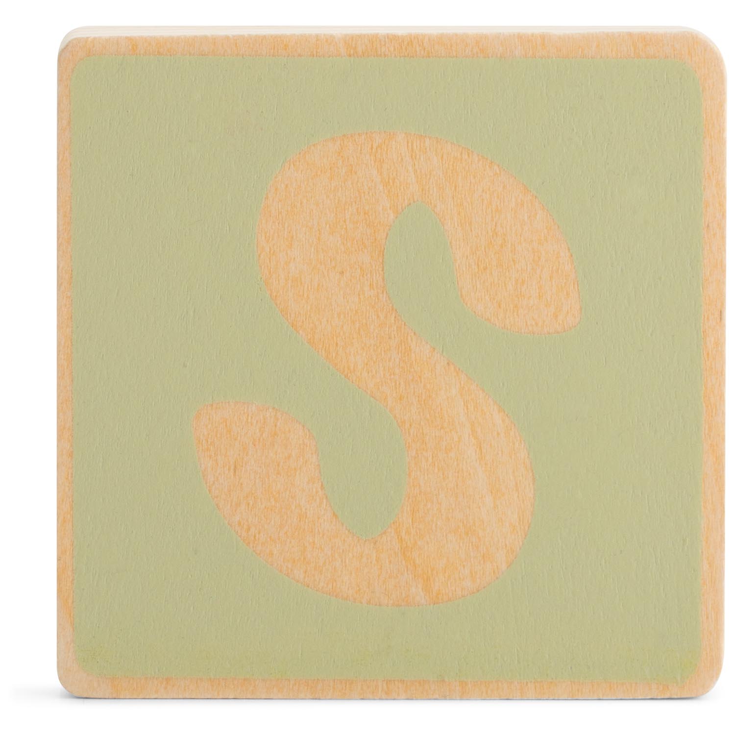 Prénatal houten namentrein letter S