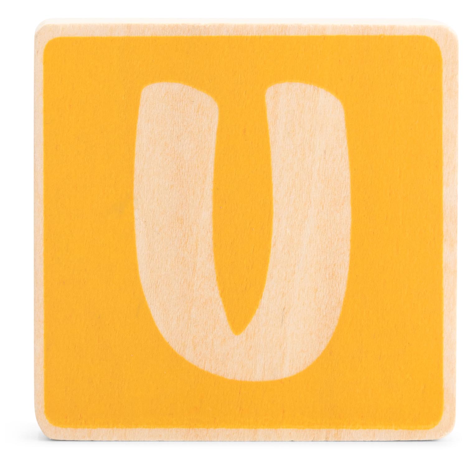 Prénatal houten namentrein letter U