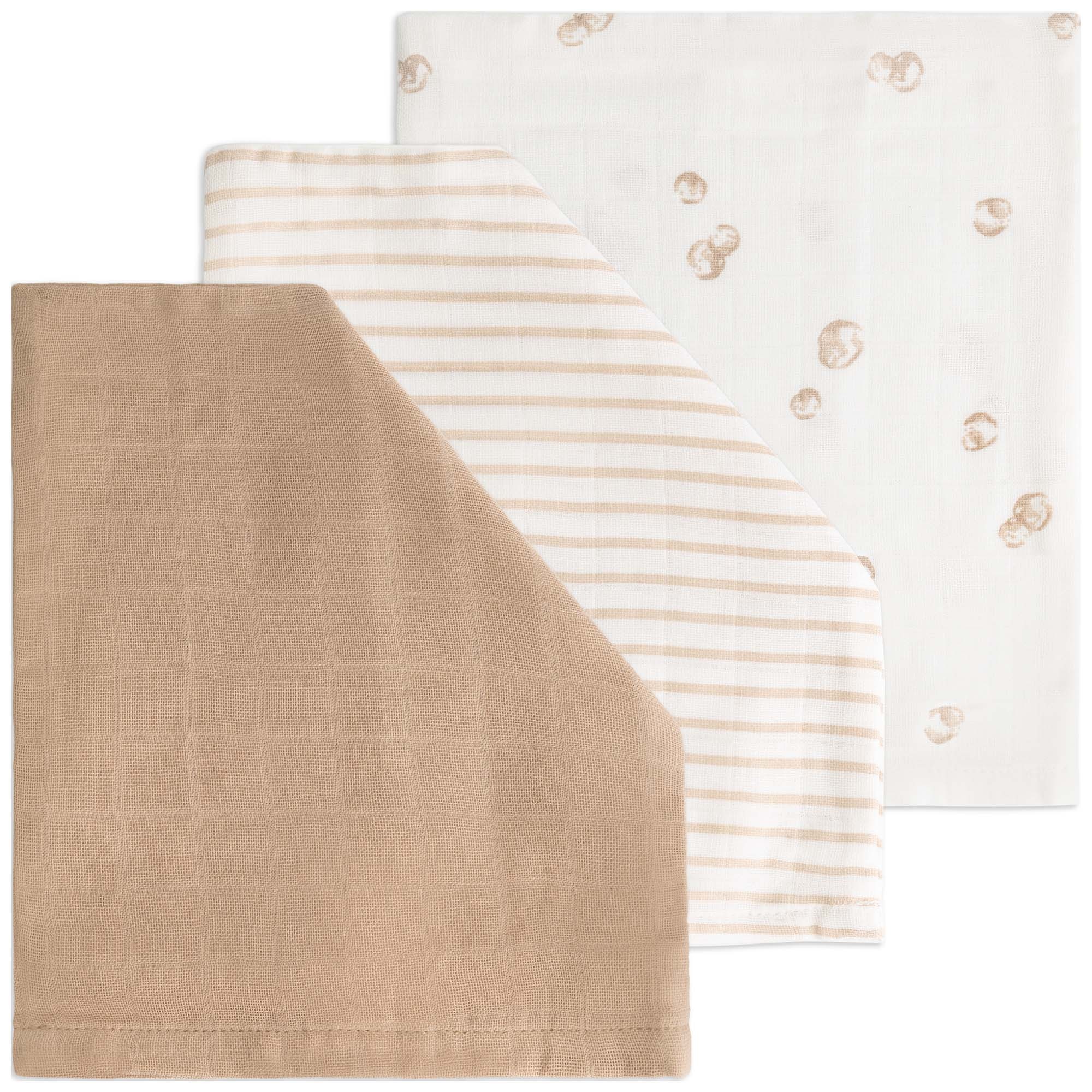 Prénatal hydrofiele washandjes soon 3 stuks