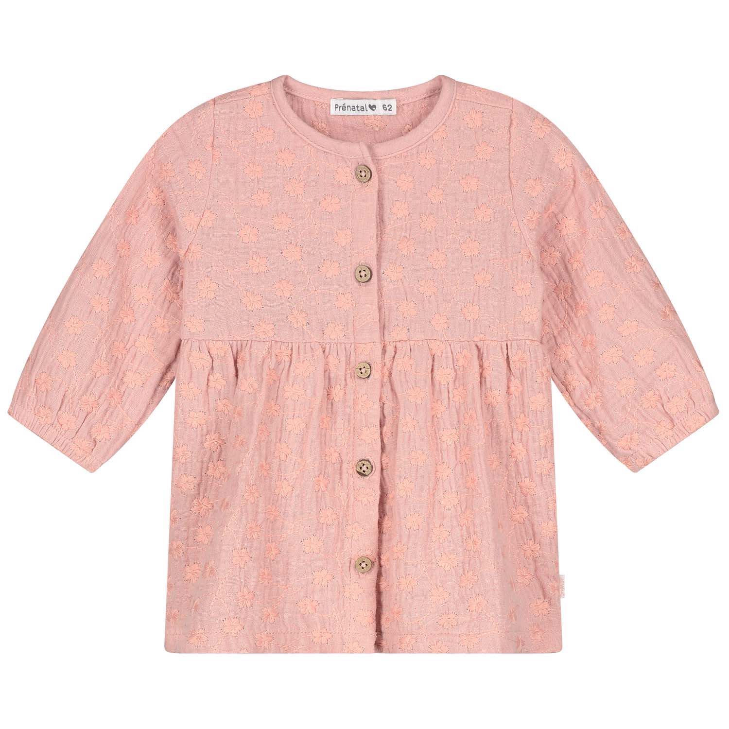 Prénatal newborn jurk mousseline