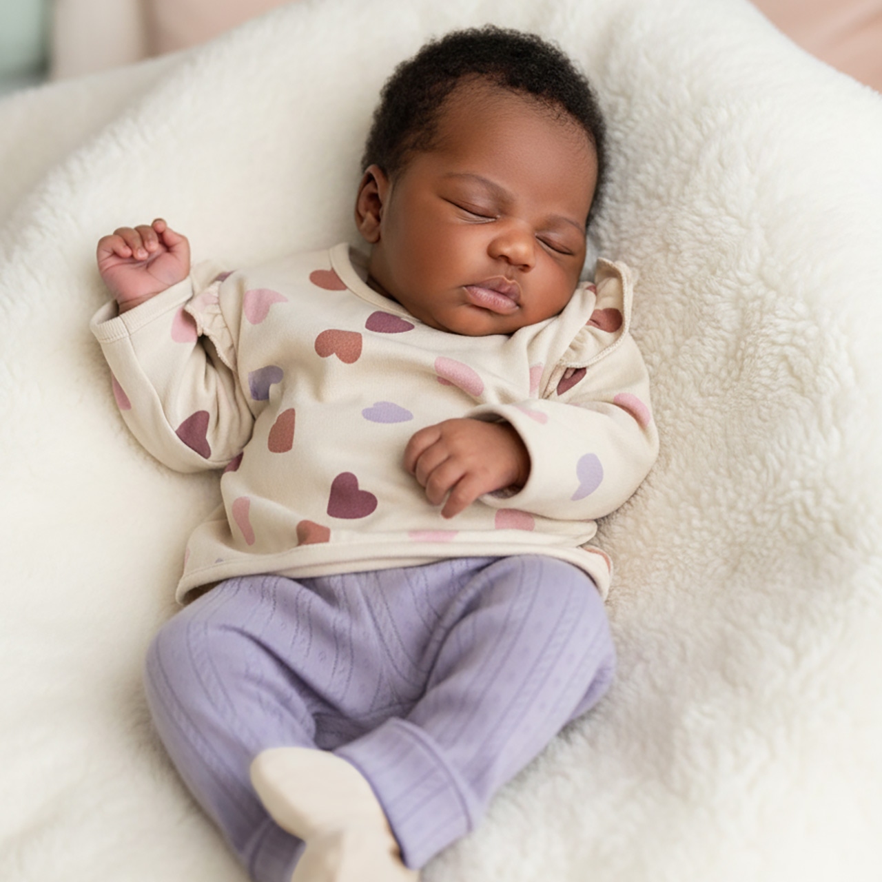 Prénatal newborn kledingset hartjes