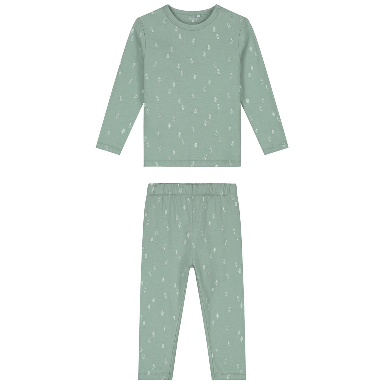 Prénatal peuter pyjama bladeren