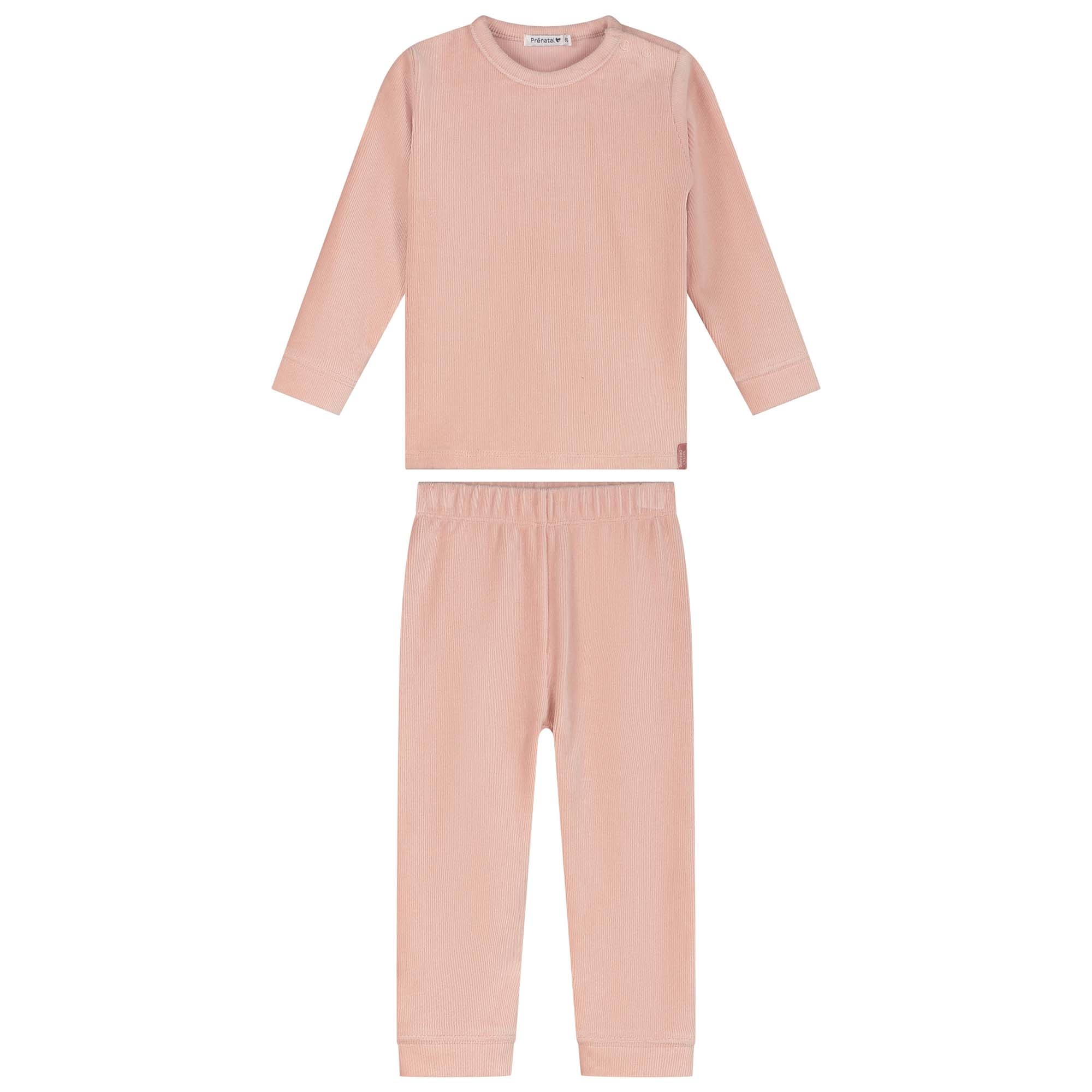 Prénatal peuter pyjama rib velour