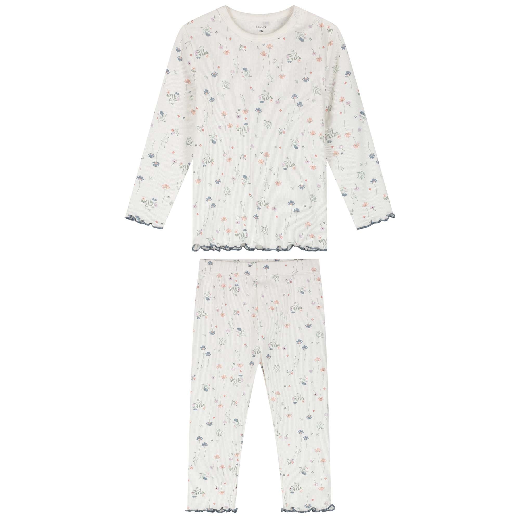 Prénatal peuter pyjama romantische rib