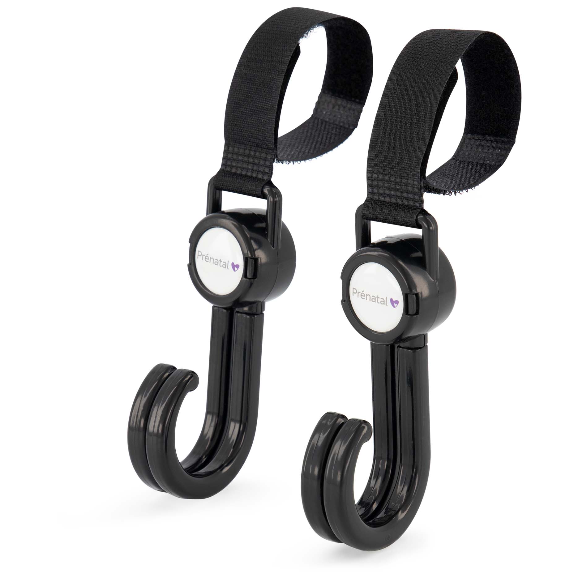 Prenatal tassenhaak 2 stuks buggy / kinderwagen universeel