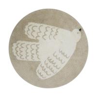 Puck Bird Vloerkleed - 90 cm - Tuft Beige