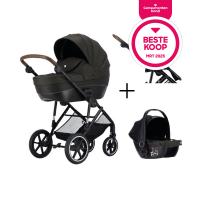 Puck Carl Kinderwagen 3-in-1 - Donkergroen