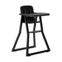 Puck Plain Kinderstoel - Zwart