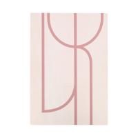 Puck Playmat Lines - Pink Cherry
