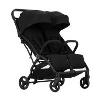 Puck Tweelingbuggy Compleet - Nicky - Zwart