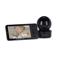 Qute Beeldbabyfoon Q-Connection Smart WIFI 2-IN-1 5HD - Zwart
