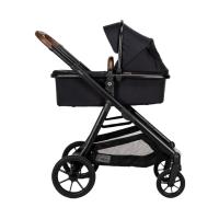 Qute Kinderwagen Q-Twin - Enkel/Duo/Twin - Jeans Zwart