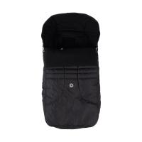 Qute Q-Cocoon Fleece Voetenzak - Zwart