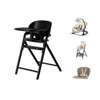 Qute Q-Sittle Eetstoel & Rocker - Full Black/Brown/Sand