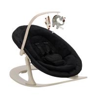 Qute Q-Sittle Newborn Rocker Clay + Bekleding Black