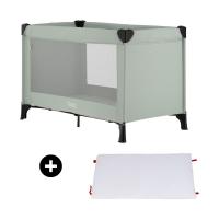 Qute Q-Sleep Campingbed Easyfold + Q-Matti Matras incl. Hoes - Green