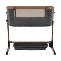 Qute Q-Wiggle Electric Co-Sleeper - Antra / Walnut